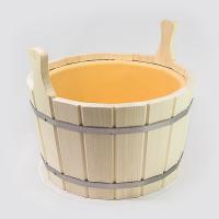 Шайка 8л с пластик.вставкой (липа) СК от фабрики RUШER