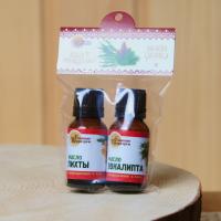 Набор масел "Банные Традиции" 2*15 мл (пихта, эвкалипт)   в Новосибирске