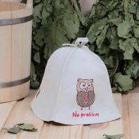 Шапка для бани и сауны No problem