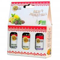 Набор эфирных масел Пихта, Лимон, Лаванда, 3шт по 15 мл, Банные Традиции в Новосибирске