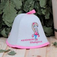 Шапка для бани и сауны малая Маленькая принцесса