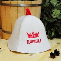 Шапка для бани и сауны женская Царица от фабрики RUШER