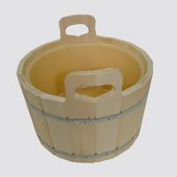 Шайка 12л с пластик.вставкой (липа) СК от фабрики RUШER