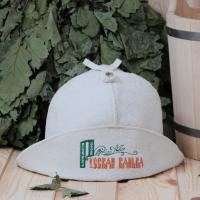 Шапка для бани и сауны Шляпа банщик Русская банька