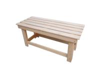 Лавка 1200*445*400 (кедр) R от фабрики RUШER