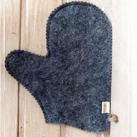 Рукавица для бани войлочная Банные традиции, полушерсть в Новосибирске