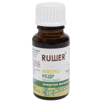 Кедровое масло 10мл.  "Рушер" в Новосибирске