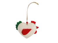 Сувенир-игрушка из фетра Курочка, полушерсть от фабрики RUШER