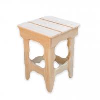 Табурет большой фигурный 330*430*330( Ангарская сосна) R от фабрики RUШER