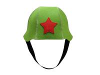 Шапка для бани и сауны мужская Каска, экофетр