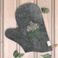 Рукавица "Поддай парку!", полушерсть в Новосибирске