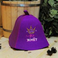 Шапка для бани и сауны женская Корона не жмёт от фабрики RUШER