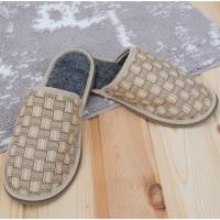 Тапочки войлочные мужские БУРУНДУК закрытые 'Гобелен' бежевые, полушерсть в Новосибирске