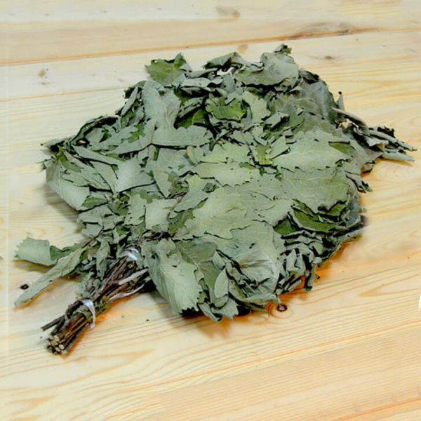 Веник для бани дубовый большой в упаковке  от фабрики RUШER