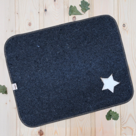 Коврик для бани Знамя, войлок 100%, 48*38 см в Новосибирске