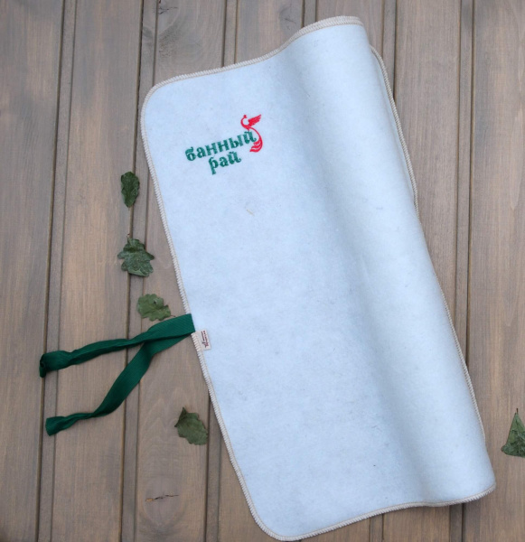 Лежак для бани Банный рай, полушерсть, 180*60 см в Новосибирске