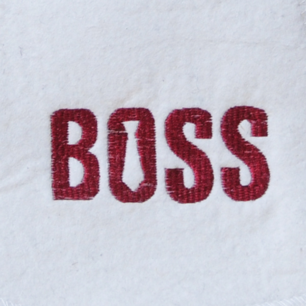 Шапка для бани и сауны мужская  BOSS, 100% шерсть